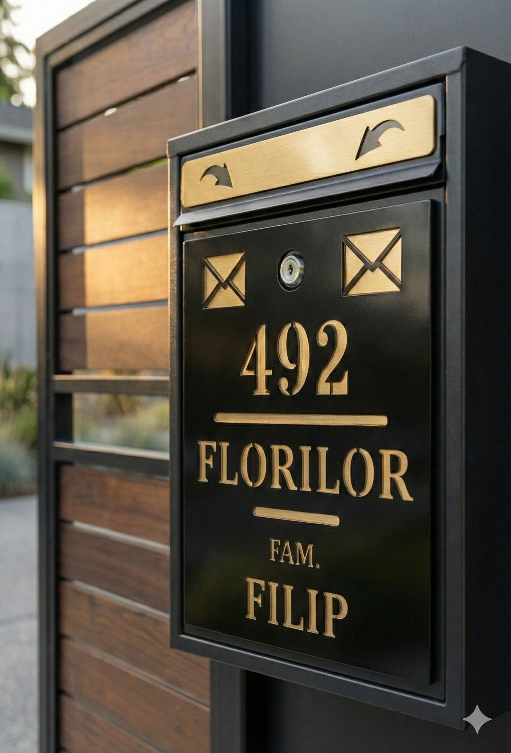 Cutie Poștală Mare, Personalizată, Modernă, Luxury