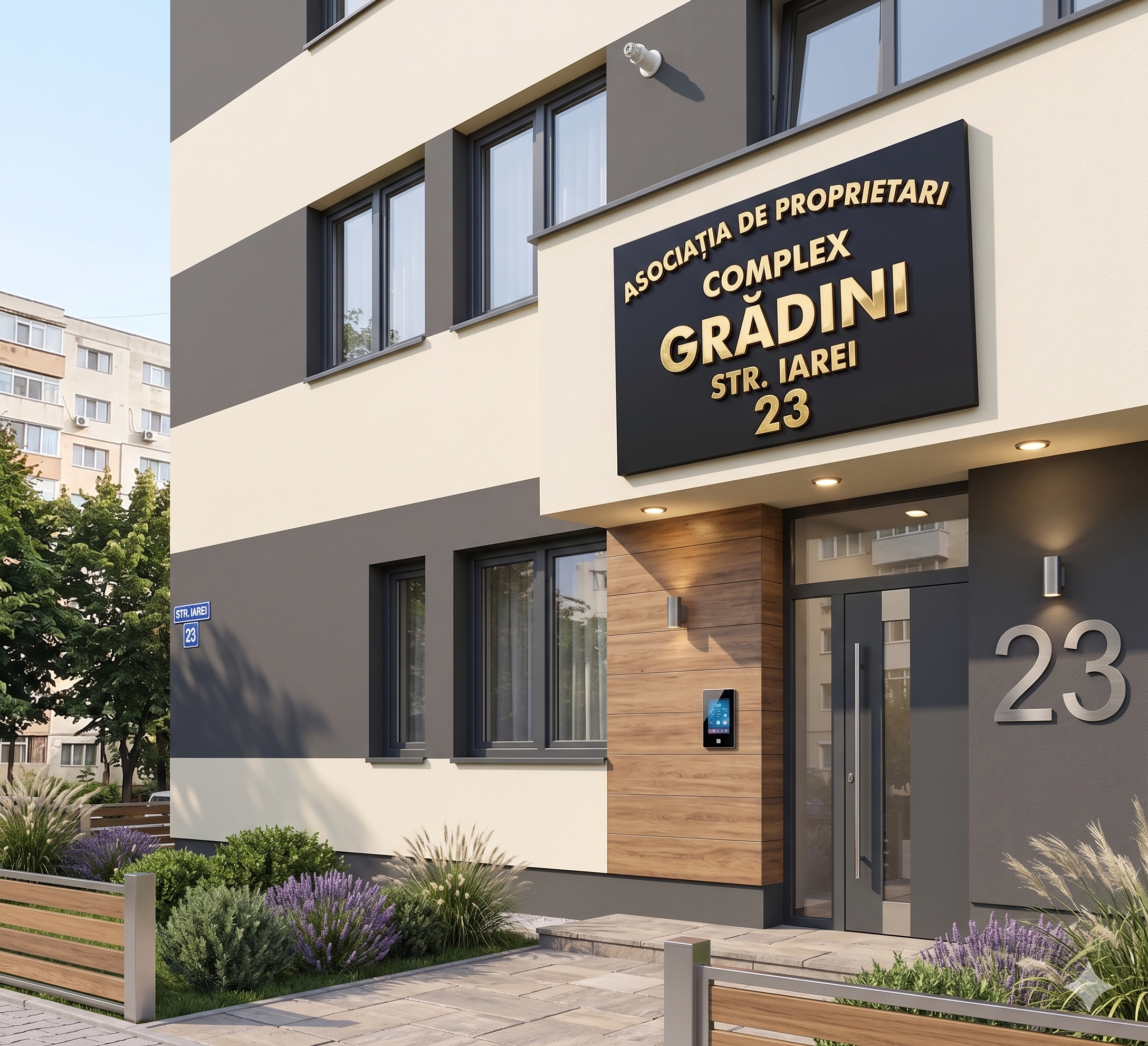 Placă Semnalistică XL Personalizată pentru Blocuri, Firme și Asociații de Proprietari