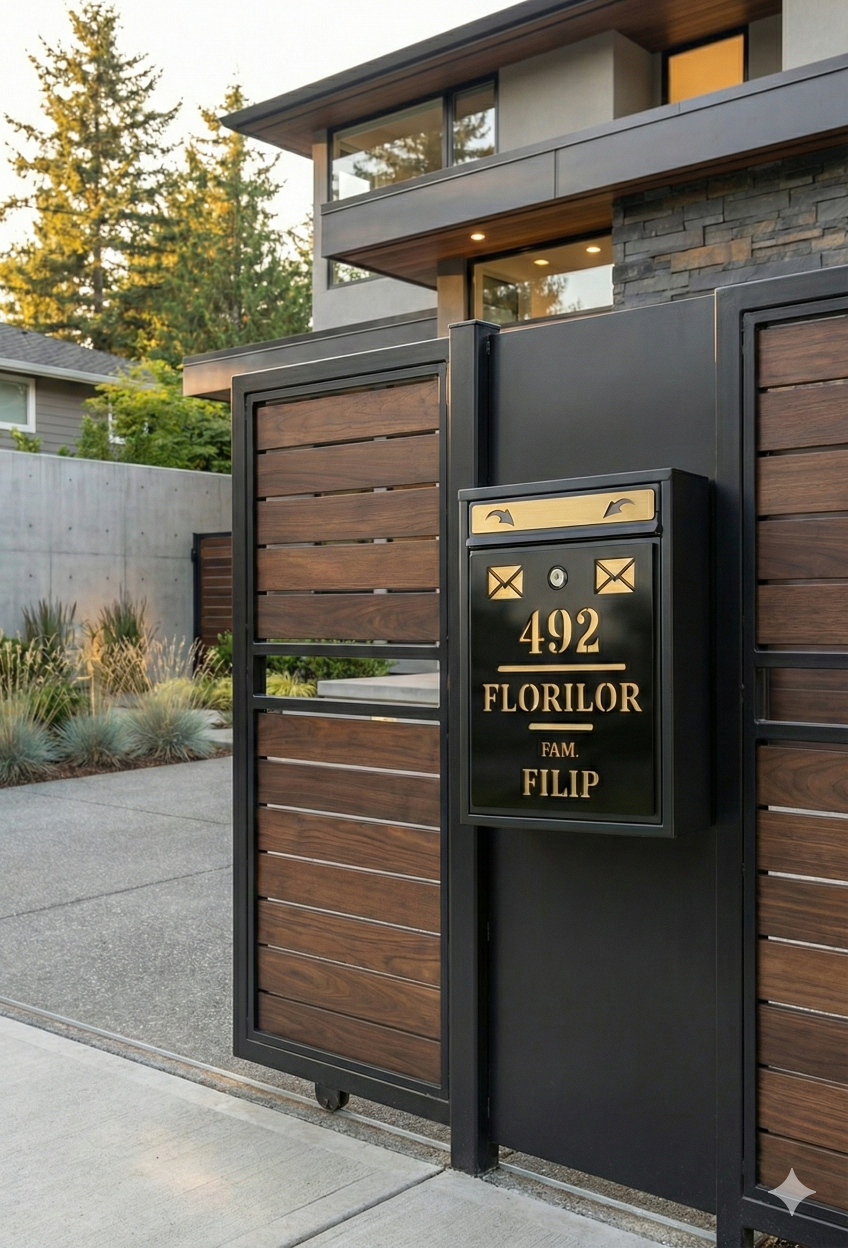 Cutie Poștală Mare, Personalizată, Modernă, Luxury