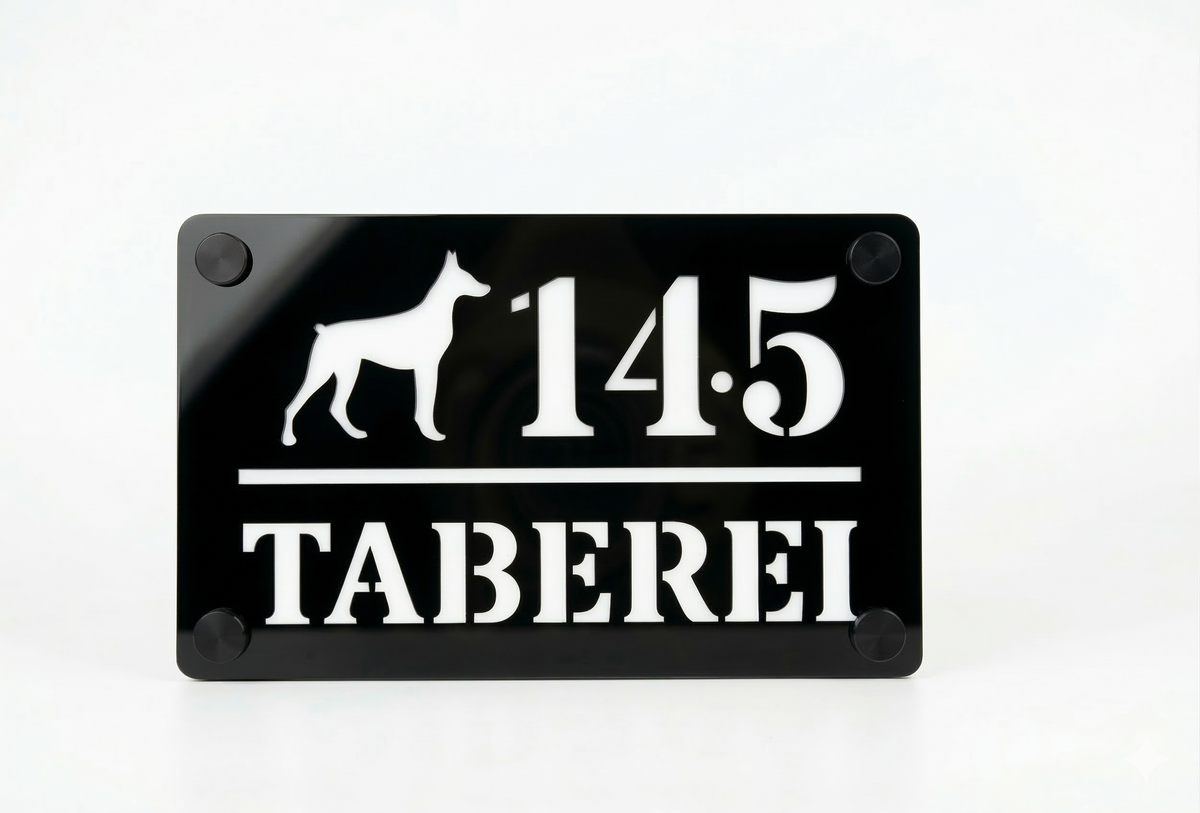 Număr de casă personalizat REX